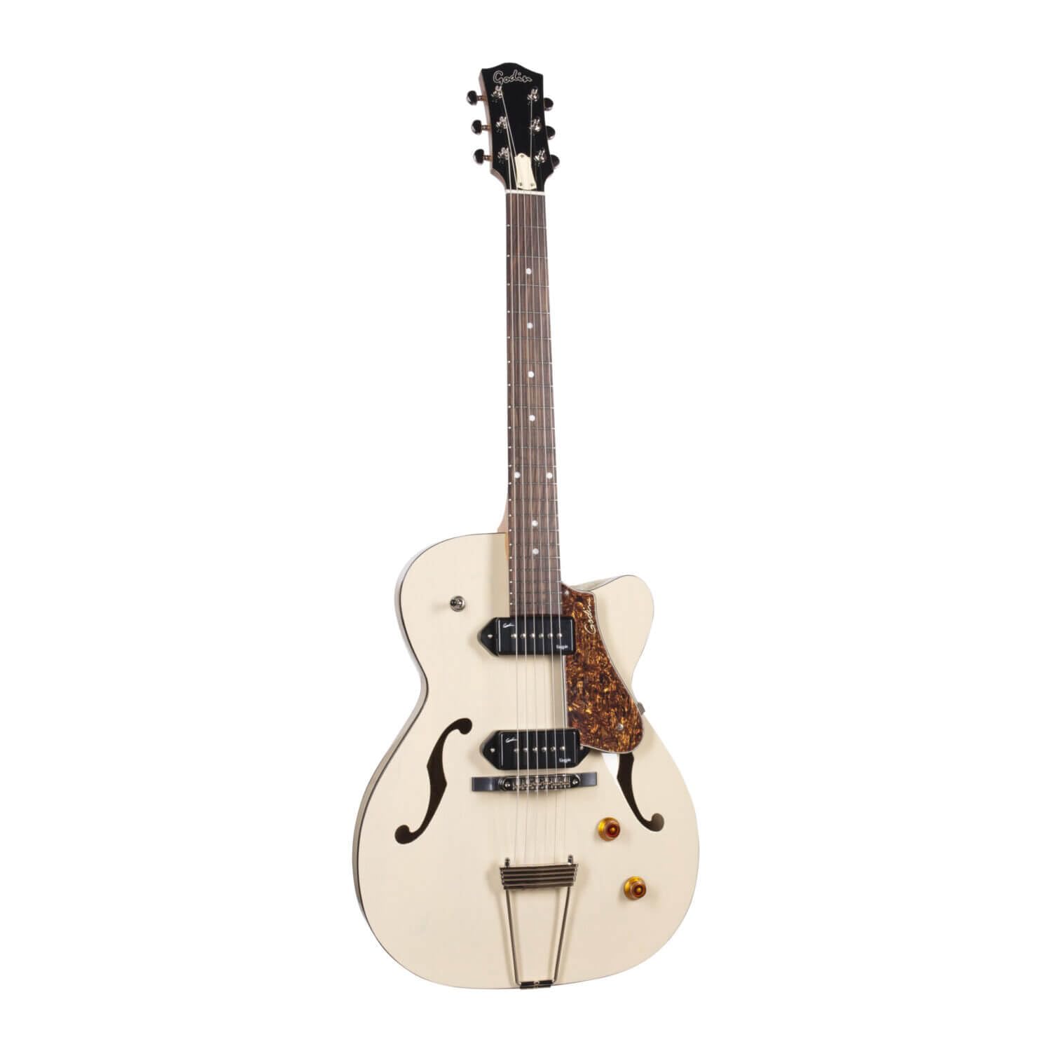 Amazon.com: Godin 5th Avenue TL Kingpin P-90 Hollowbody Electric