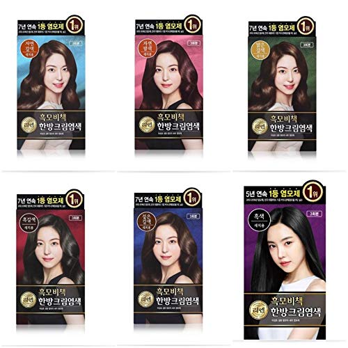 [LG] ReEn Heukmobichaek Oriental Cream Hair Dye (Light Brown) - 3 Treatments