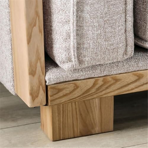 Sillón Plegable Tela Marrón claro miniatura 3