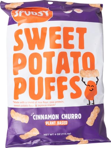 Spudsy Sweet Potato Cinnamon Puffs, 4 oz
