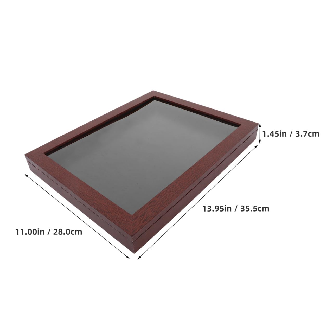 Cabilock Cornice in legno per sportuniformi ombra trasparente per baseball e maglia da calcio
