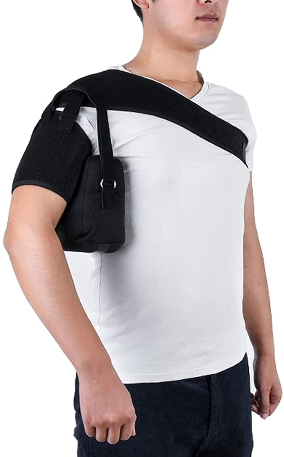 Adjustable Shoulder Stroke Subluxation Rehabilitation Shoulder Stability Brace Arm Sling Support for Dislocated AC Joint Frozen Shoulder Pain