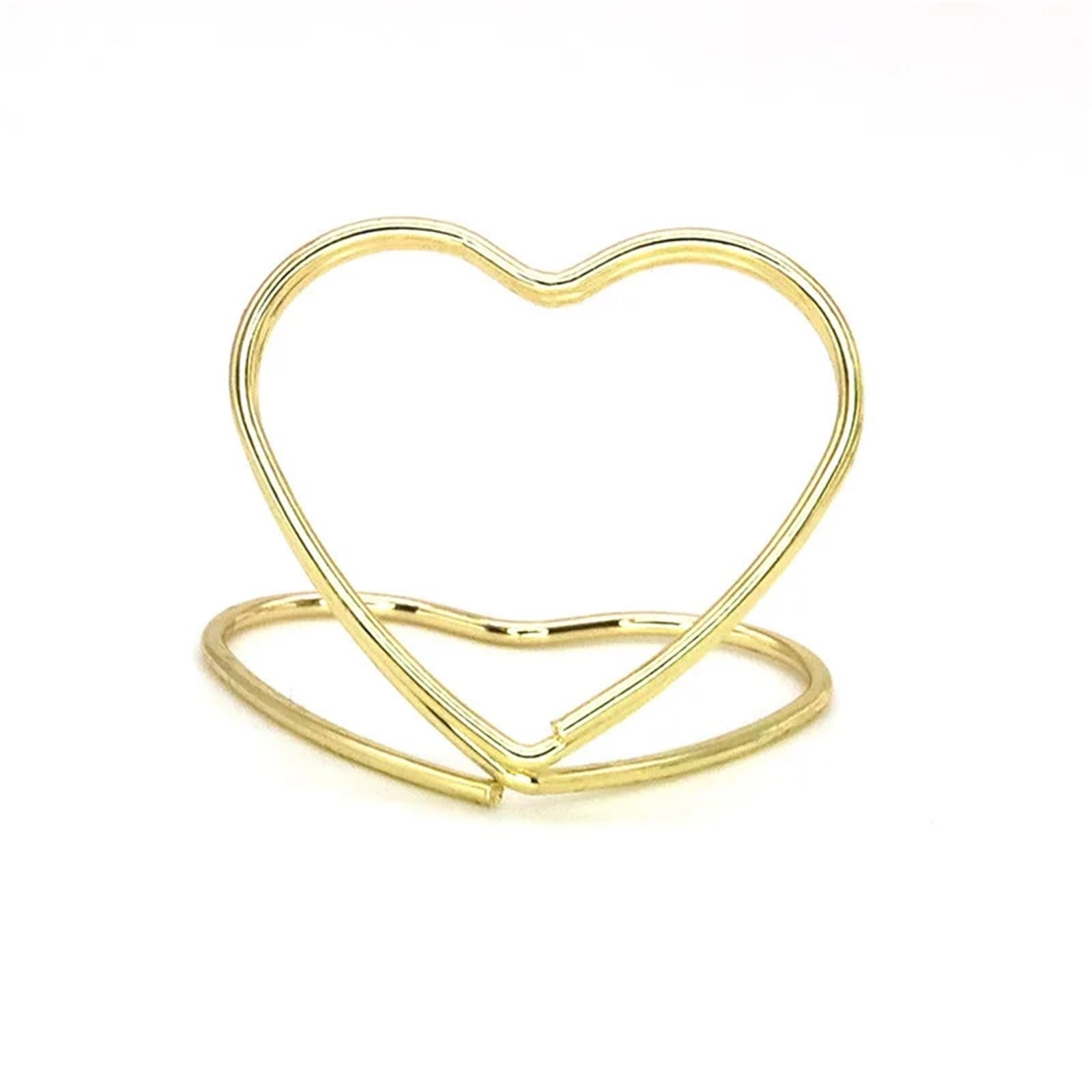 160 Stück Sitzetiketten, Tischkarten-Clips, Bildkarten, Präsentationsständer (Gold)