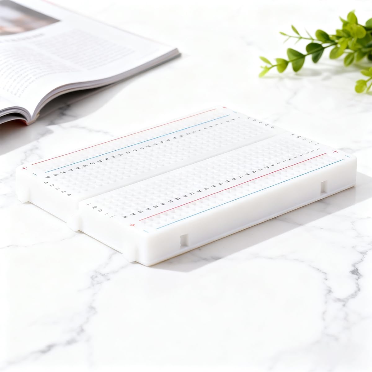 Ausi 10 pezzi 400 fascette Mini Solderless Breadboard Universale 400 Contatti Solderless Breadboard per test elettronici fai da te