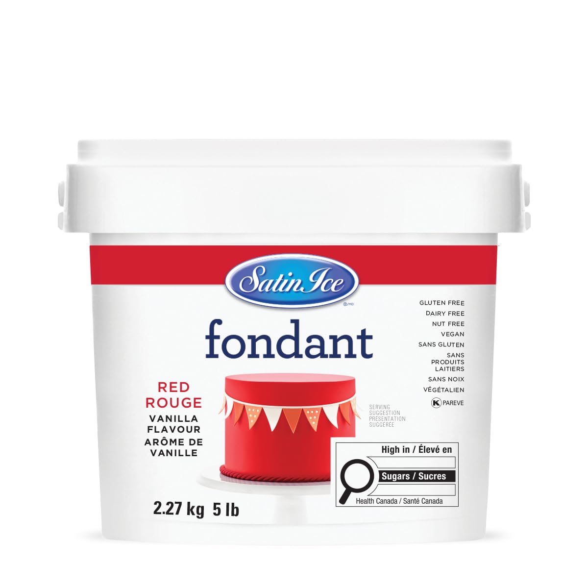 Satin Ice Black Fondant, Vanilla, 1 Kilogram — view 13