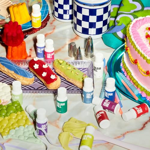 Image of Colour Mill Oil Blend Food Coloring, Complete Collection - 20 Milliliters Each of 60 Colors