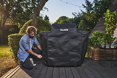 Char-Broil Evolve Electric E-Power Grillen, 90°C-370°C, APP Control, Reinigungsfunktion & SMART-E Wetterschutzhaube für den SMART-E Elektrogrill
