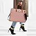 Laptop Bag Briefcase for Men Women Messenger Shoulder Bag Travel Crossbody Purse Business Bag for 15inch Laptop (Pink, 15.6inch)