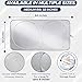 EcoNour Patented Design Car Windshield Sun Shade | Blocks 99% Heat & Keeps Interior Cool | Fits Cars, SUVs, Trucks | Automotive Sun Screen, Visor & Car Accessories for Summer | Medium (64x32 Inches)