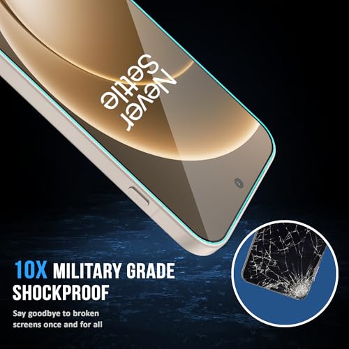 Image of FIRST MART Tempered Glass for OnePlus 15, 9H Full-Glue Screen Protector, 3D Edge-to-Edge, HD Clear, Oleophobic, Case-Friendly, Black, Pack of 1