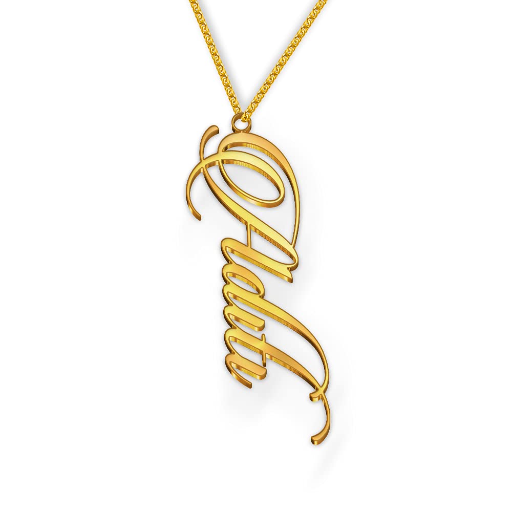 Dreamrax Aditi Cursive Gold Name Pendant Necklace, Best Jewelry Gift for Girls (Style 9 - Gold Cursive Name). (B09C2G1TVL) Amazon Price History, Amazon Price Tracker