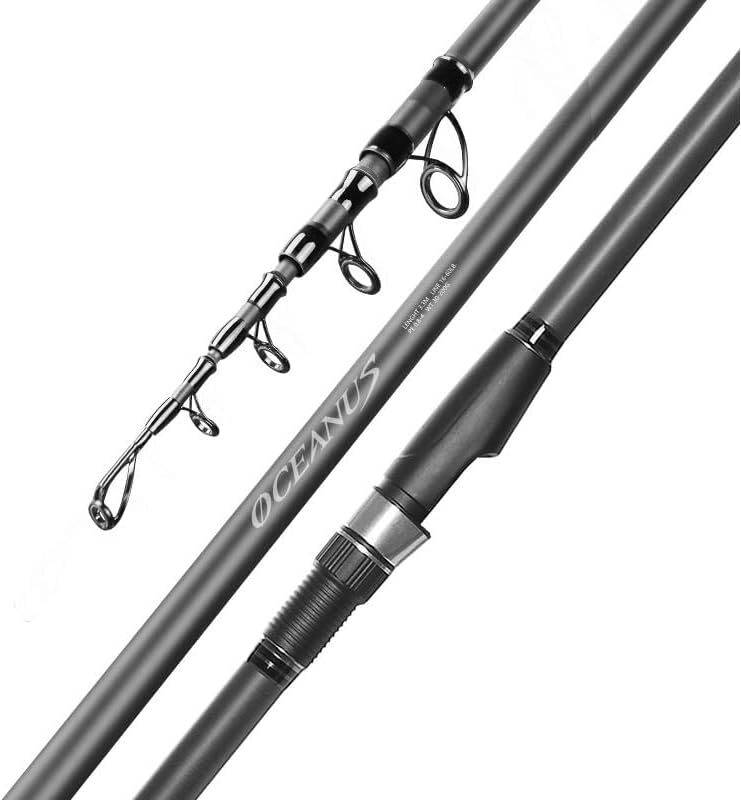 VISPREA 2.4m 3.0m 3.6m 4.5m 5.4m ロッド コンパクト 釣り竿 投げ竿 釣竿 炭素繊維 伸縮式 PE0