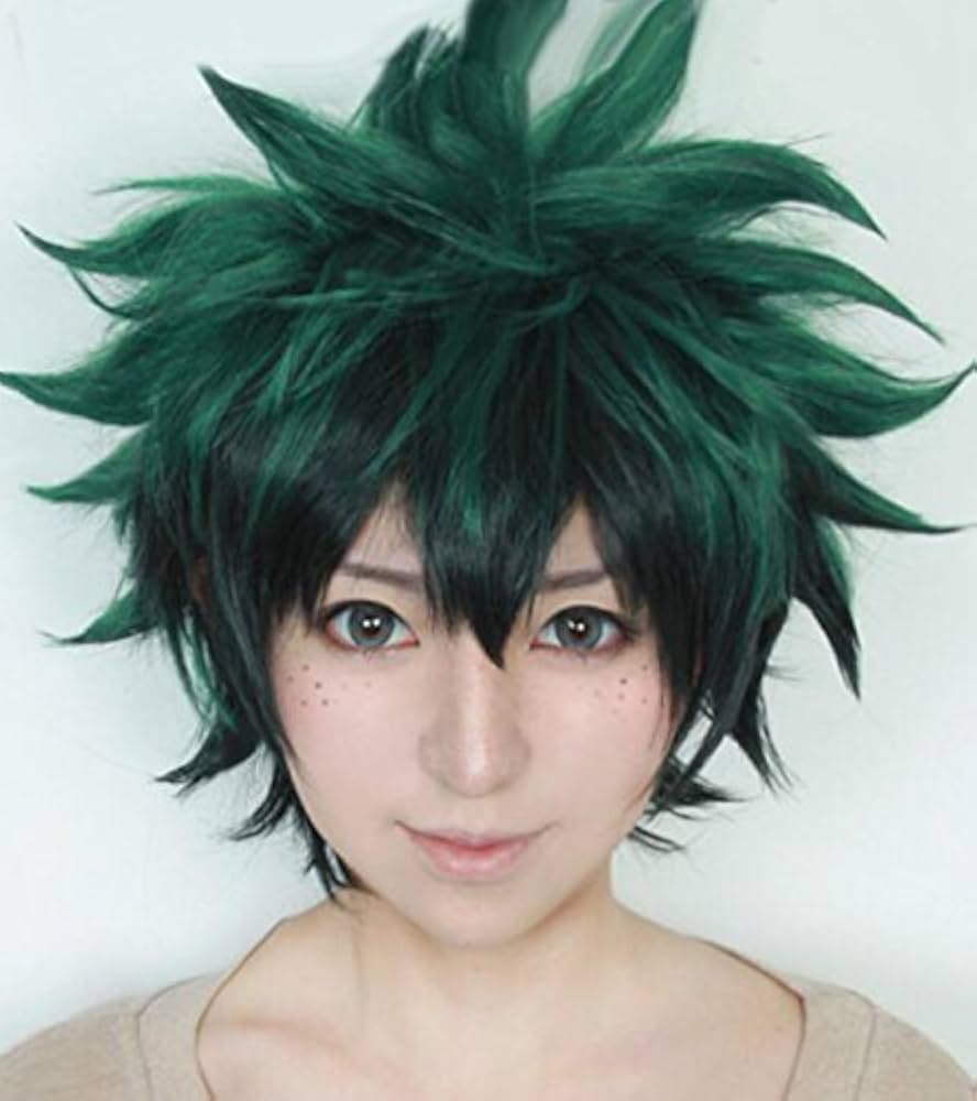 【HALLE】コスプレウィッグ 僕のヒーローアカデミア 緑谷 出久 / 轟 焦凍 / 爆豪 勝己 風 wig かつら 緑谷 出久風