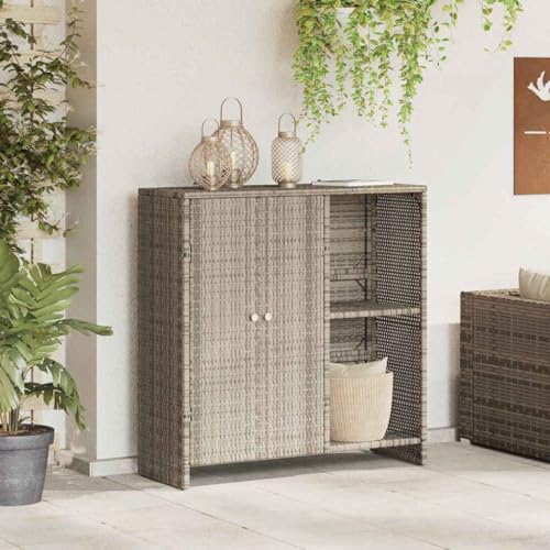 INLIFE Badschrank mit Speicher Hellgrau 100 x 36 x 102 cm...