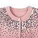Danny D Girls Sequin Knitted Sweater Cardigan Crew Neck Long Sleeve Button Tops (US, Age, 6 Years, Pink)