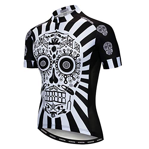 JPOJPO Maillot de cyclisme à manches courtes pour homme - Séchage rapide - Taille S à 3XL Cover