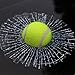 ZLTFashion 3D Prank Tricky Creative Glass Window Stickers Funny Auto Car Styling Ball Hits Car Body Window Sticker Self Adhesive Decal Accessories (Green Tennis)