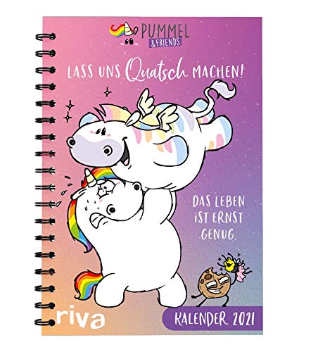 Preisvergleich Produktbild Lass uns Quatsch machen Pummeleinhorn-Taschenkalender 2021