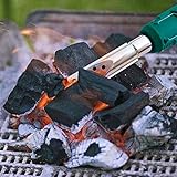 DWD® Electric Garden Weed Burner Wand- 2000W 2 Heat Settings up to 600°c - 2 Nozzles Extension Handle - No Gas Chemical Free 100% Safe BBQ Charcoal Lighter Garden, Patio, Driveway Weeding Tool Torch - Image 4