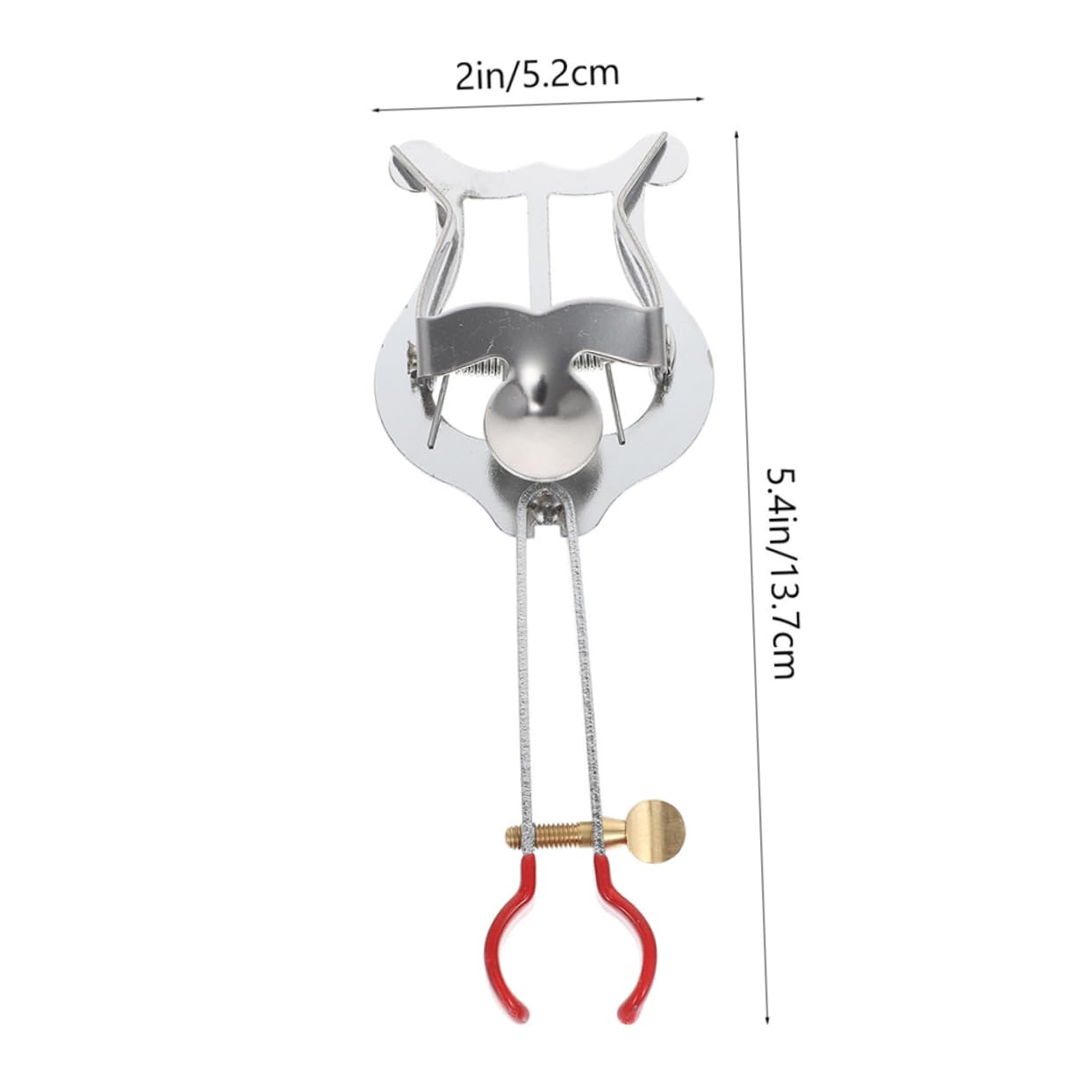 HANABASS 2Pcs Lightweight Trumpet Lyre Music Holder Clip Durable Clarinet Music Score Clamp for Marching Band and Performances Stable Design for Efficient Score Reading