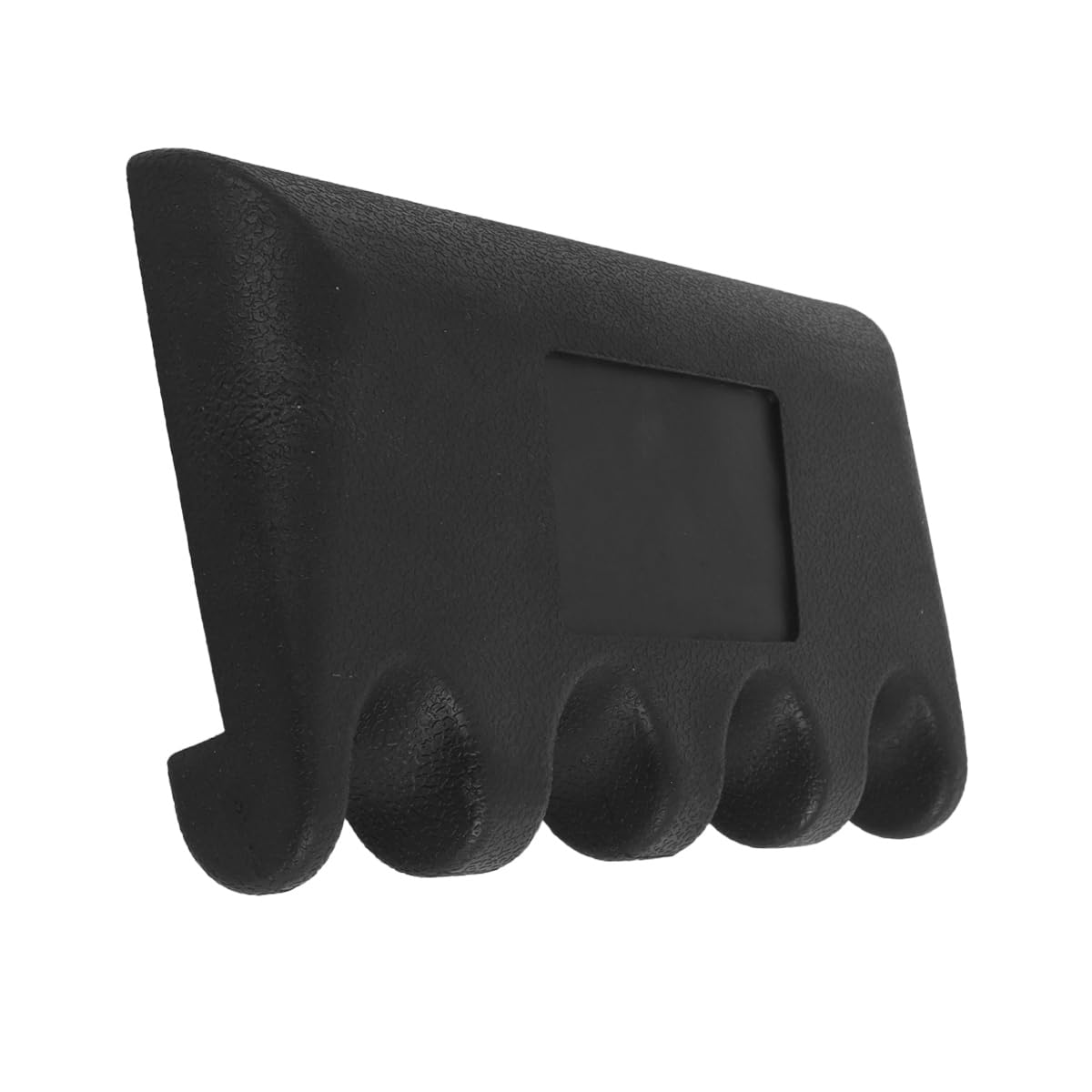 Soporte para tacos de billar con 4 orificios antideslizantes, pequeño, portátil, con base robusta y bandeja de plástico para accesorios de billar.