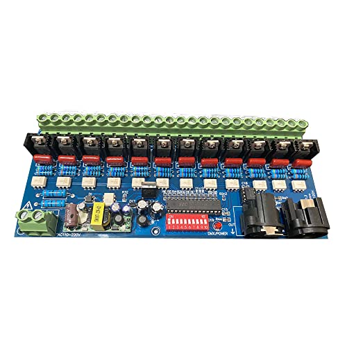 12CH AC Triac DMX Dimmer High Voltage DMX512 Decoder Dimmer AC Triac DMX512 Dimmer AC110-220V