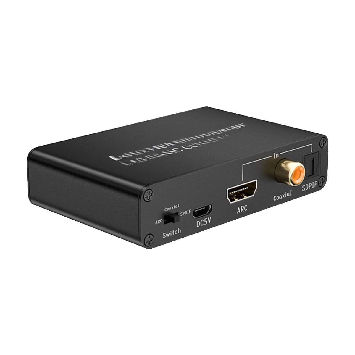 Coaxial Audio Converter HDMI Arc Connected to Audio Amplifier Digital to Analog Fiber Optic Conversion Headphone Jack Left and Right Channel Output(Upgraded Version)-image-36