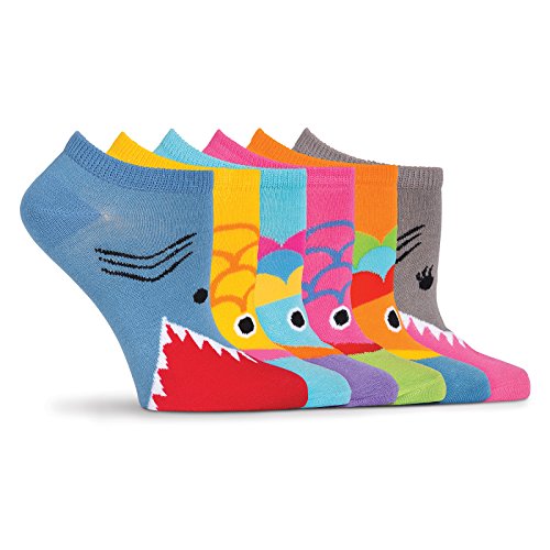 Image of K. Bell women's Fun Food & Drink Low Cut Socks - 6 Pairs - Cool & Cute Novelty Gifts