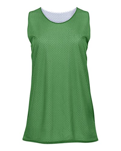 Kelly Green/White Ladies Small Reversible Mesh Tank Top Jersey Uniform