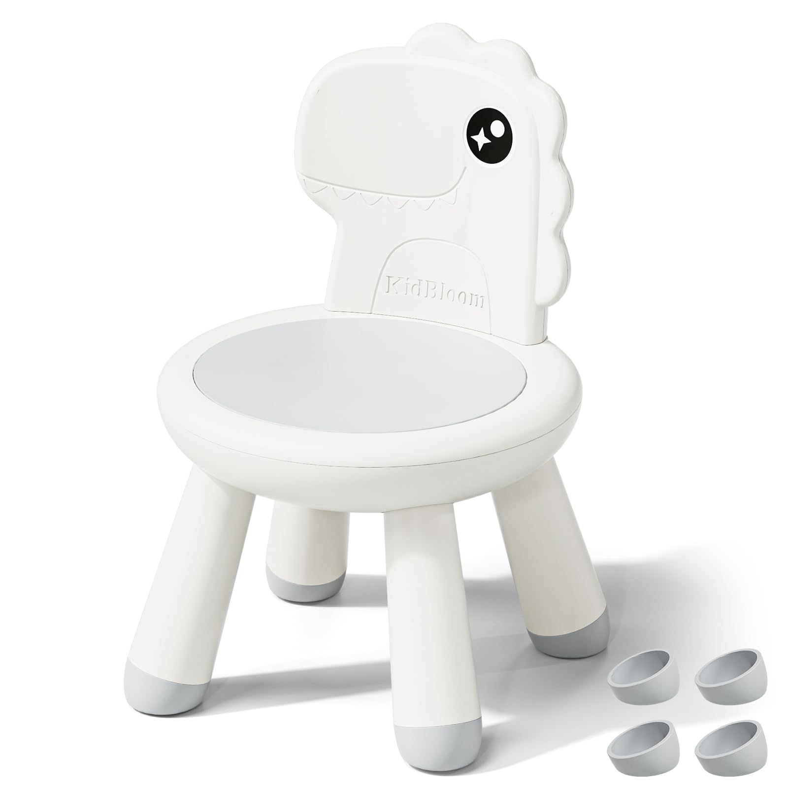 KidBloom Toddler Chair, Sturdy Kids Chair, Chair for Kids, White