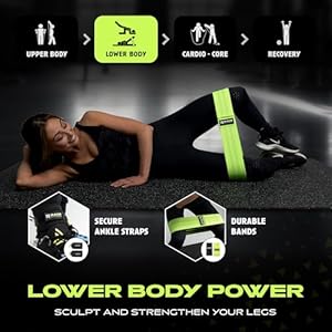 Ex Kit Home Gym Equipment with Carry Bag - 10Pcs Resistance Bands Kit with Handles, Door Anchor, Jump Rope, Booty Bands & More – Full Body Workout Bands Set for Strength, Cardio & Flexibility Ex Kit Home Gym Equipment with Carry Bag 10Pcs Resistance Bands Kit with Handles Door Anchor Jump Rope Booty Bands More–Full Body Workout Bands Set for Strength Cardio Flexibility