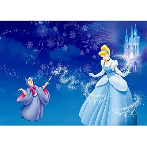 Cinderella Backdrops for Photography 7x5 Fairytale Castle Magical Witch Happy Birthday Cinderella Background Banner for Girls Parties Customized Cover