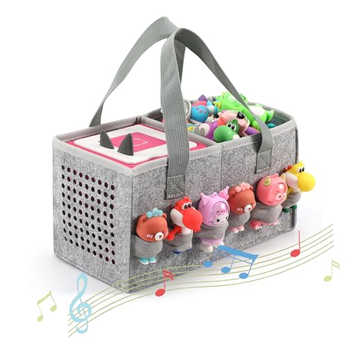 Carrying case for Toniebox Audio Player and Figurines Starter Set,Felt