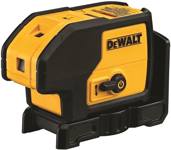 DEWALT Line Laser, Self-Leveling, 3-Beam, Red (DW083K), Yellow