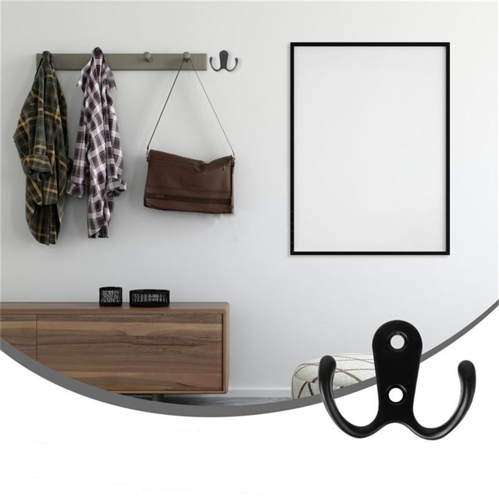 Skyzone Ganci appendiabiti 5 pezzi Ganci appendiabiti a parete resistenti in acc