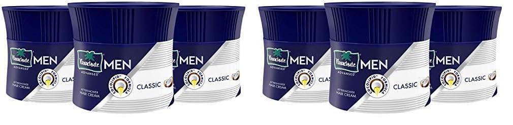 Parachute Hair Cream for Men, 100ml (Pack of 6)|Hair Cream After Shower |Non Sticky Oil Replacement Hair Cream |Goodness of Coconut