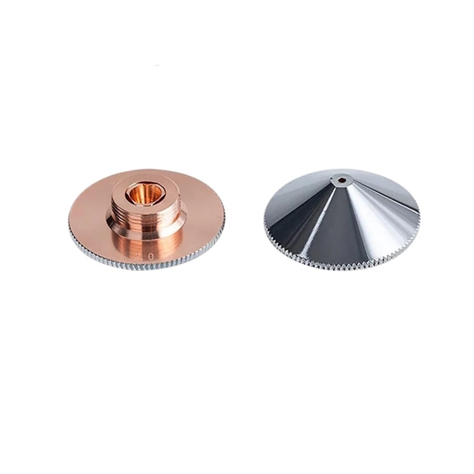 Laser Nozzle Raytools Laser Nozzles Single Double Layer Dia.32mm M14 Caliber 0.8-4.5mm for Fiber Cutting Machine(4.0mm,D32 Double,5PCS)