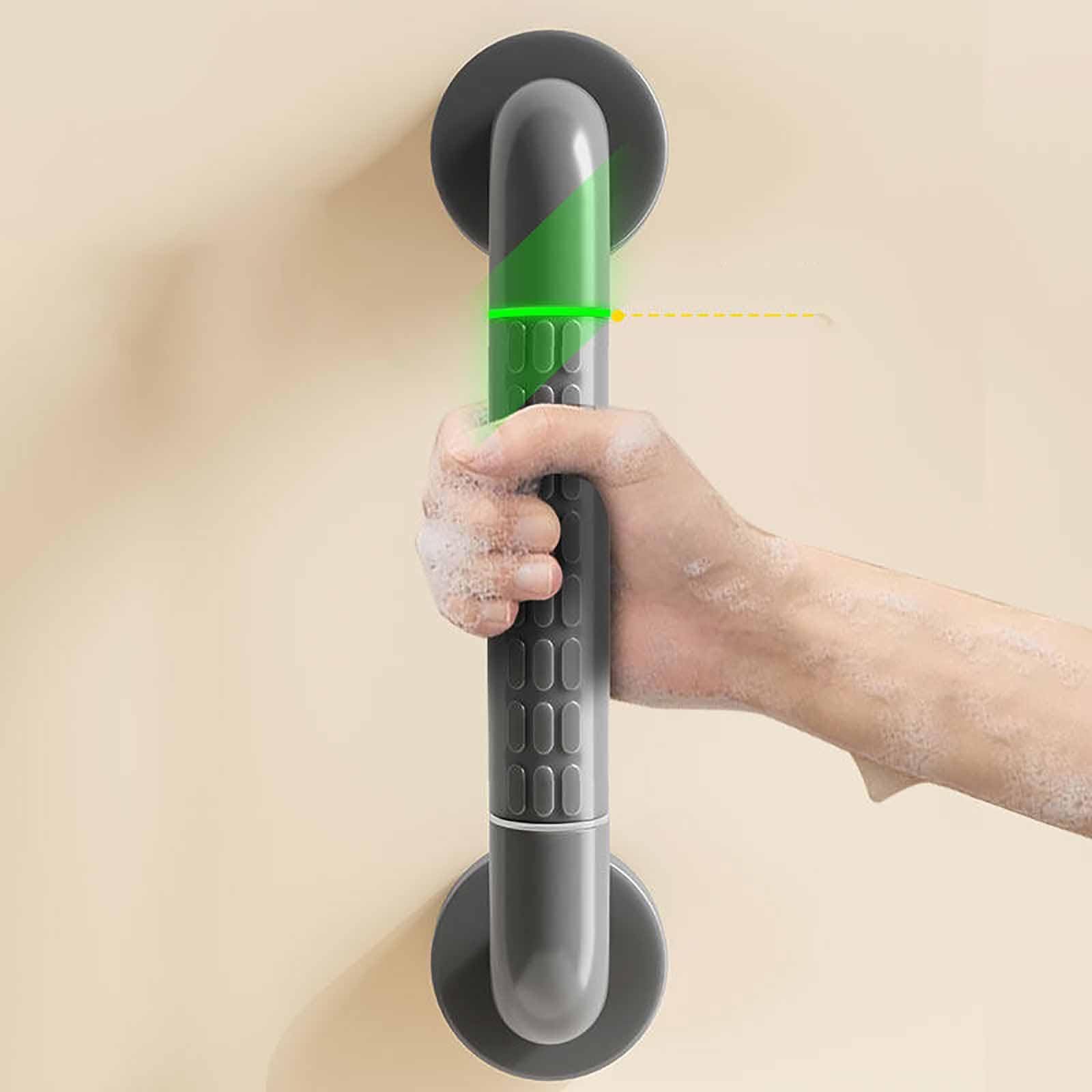Barras De Apoyo para Baño, Barra De Sujeción para Discapacitados con Brillo En La Oscuridad, Barra De Apoyo Recta De Montaje En Pared para Baño, Ducha, Inodoro Y Pasillo.(White,50cm)