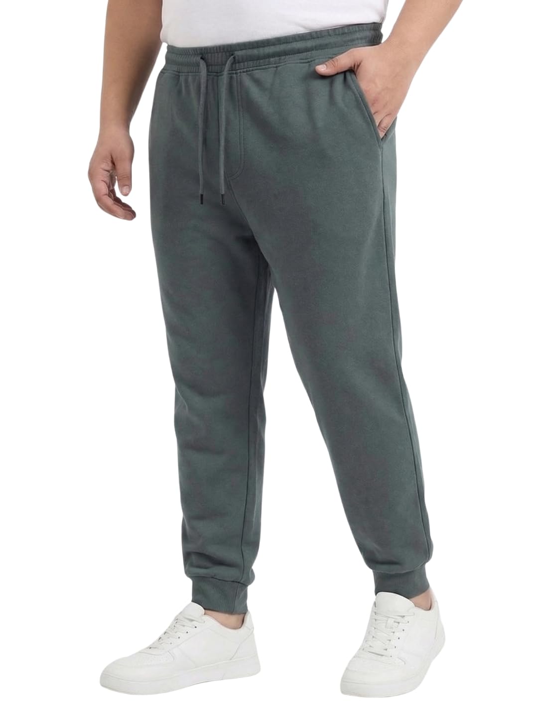 Men Plus Size Cotton Jogger Track Pant Regular Fit Gym Wear 3XL-9XL-picture-18