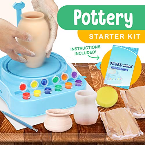 image for Insnug Pottery Wheel Art Craft Kit - Arts and Crafts Kids Toys Ages 8 