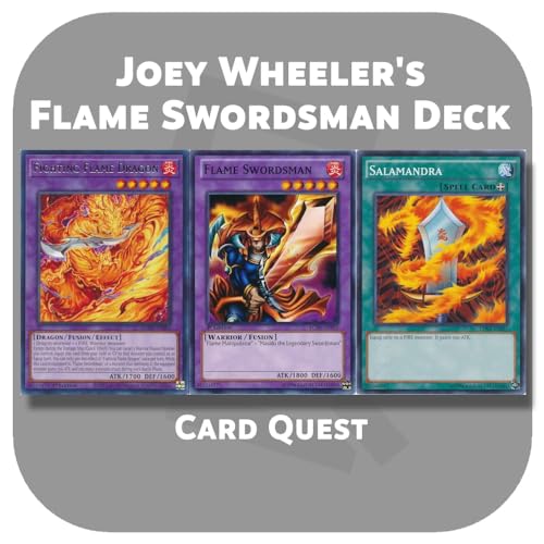 Complete Custom Deck for Yu-Gi-Oh! - Joey Wheeler's Flame Swordsman Fusion Deck