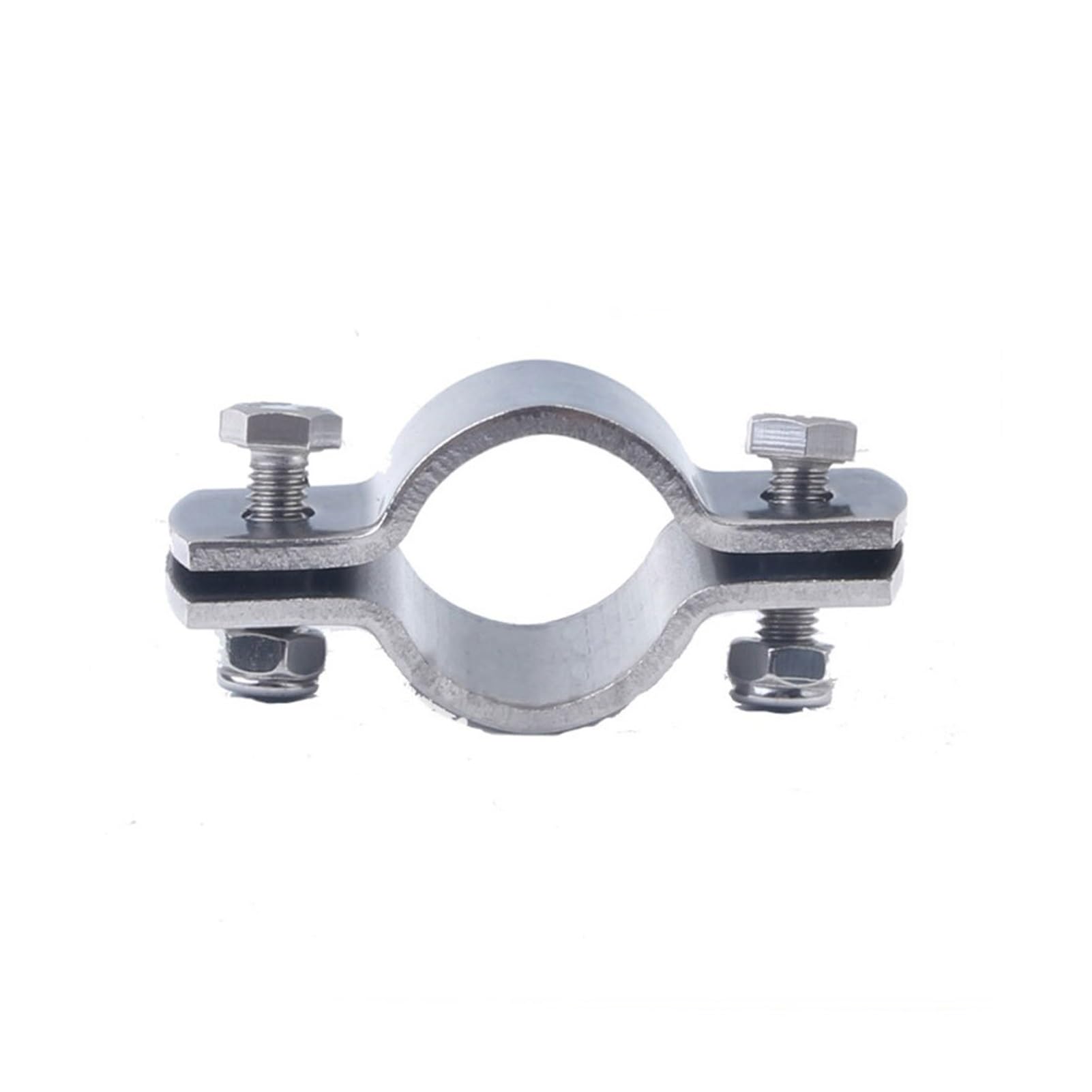 Staffa Supporto Tubo Acciaio Inox Fissaggio | Montaggio a soffitto, supporto tubo, azionamento esagonale, antiruggine(Fit 102-108mm OD Tub)