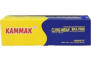 Plastic Wrap Food Cling Wrap with Slide Cutter: Ultimate Food Preservation and Easy Dispensing