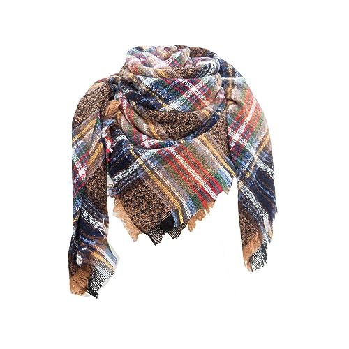 Bufandas casuales con borla de mujer estilo capa invierno bufanda de chal