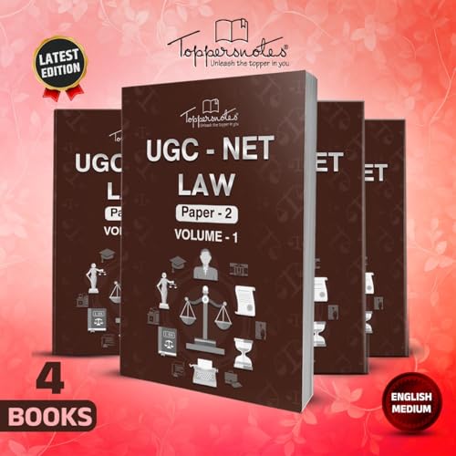 Image of UGC-NET Paper 2 Law Study Material For National Eligibility Test Examination, Set of 4 Books in English Edition