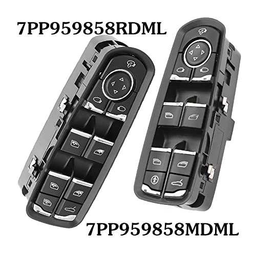 Bouton lève-vitre Porsche Macan Cayenne avec commande fluide intégrée