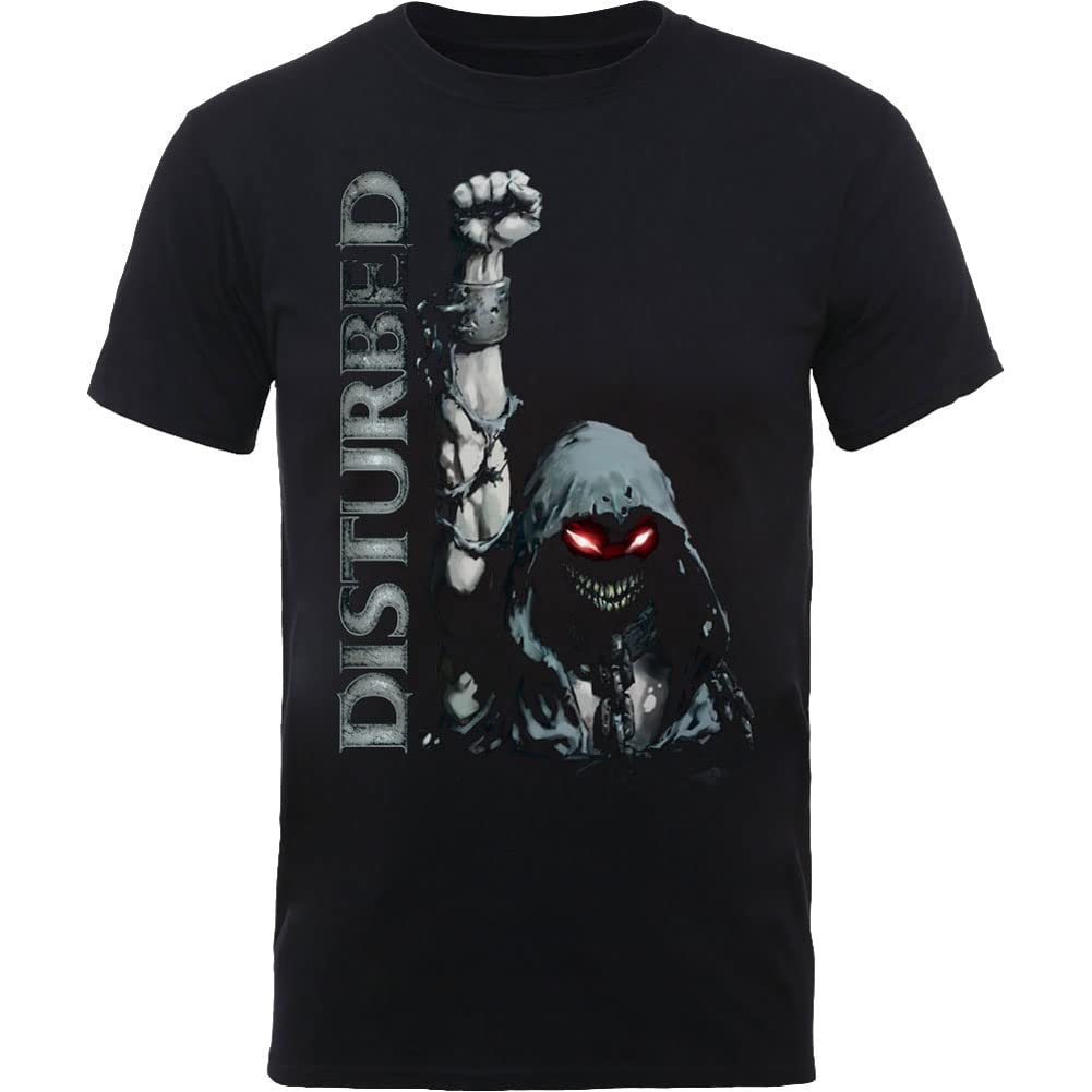 Rockoff Trade Men's Disturbed Up Yer Military T-Shirt, Black, Xx-Large