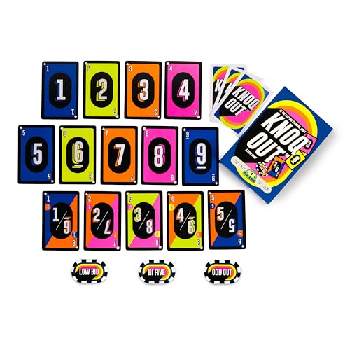 Image of Knoq Out Card Game for Kids, Adults & Families, Play at Parties, Picnics and Vacation Travel, Ages 7+, 3 to 6 Players, Perfect for Birthday, Return Gifts