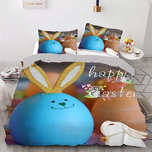 Housse de Couette 140x200 en Microfibre Supérieure Finition Premium - 2