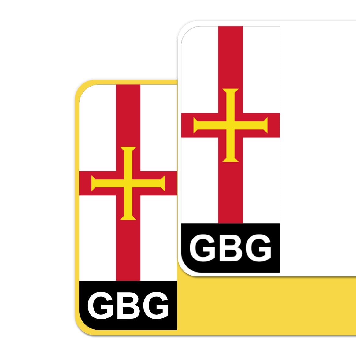 The Saltire Flag Car Number Plate Decorative Vinyl Stickers – Premium Bubble-Free Adhesive Decals – SCO Set of 2 (F&R) – Weatherproof, Easy Application – Made in UK (SCO, Neutral) — view 17